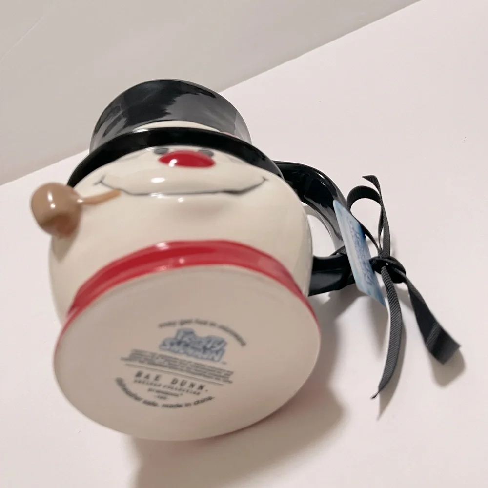 Rae dunn set of 2 beautiful Christmas snowmen brand new with tag - Picture 4 of 8